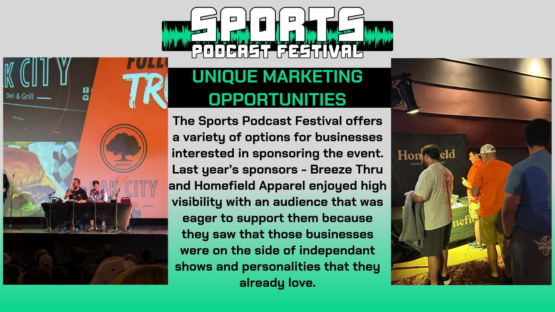 Annual Sports Podcast Festival photo 1